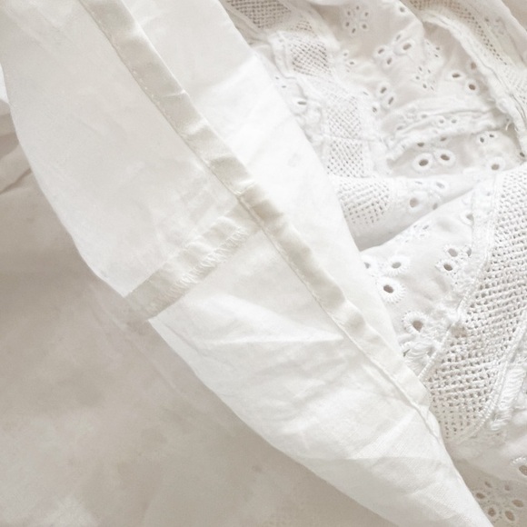 Gianni Bini White Tie Front Eyelet Dress - Picture 11 of 11